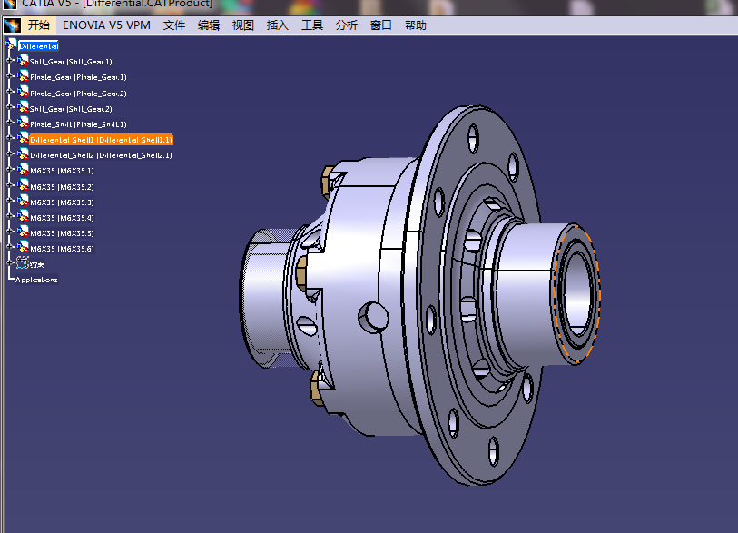 新能源电动车驱动桥设计【三维CATIA+CAD图纸+说明书】